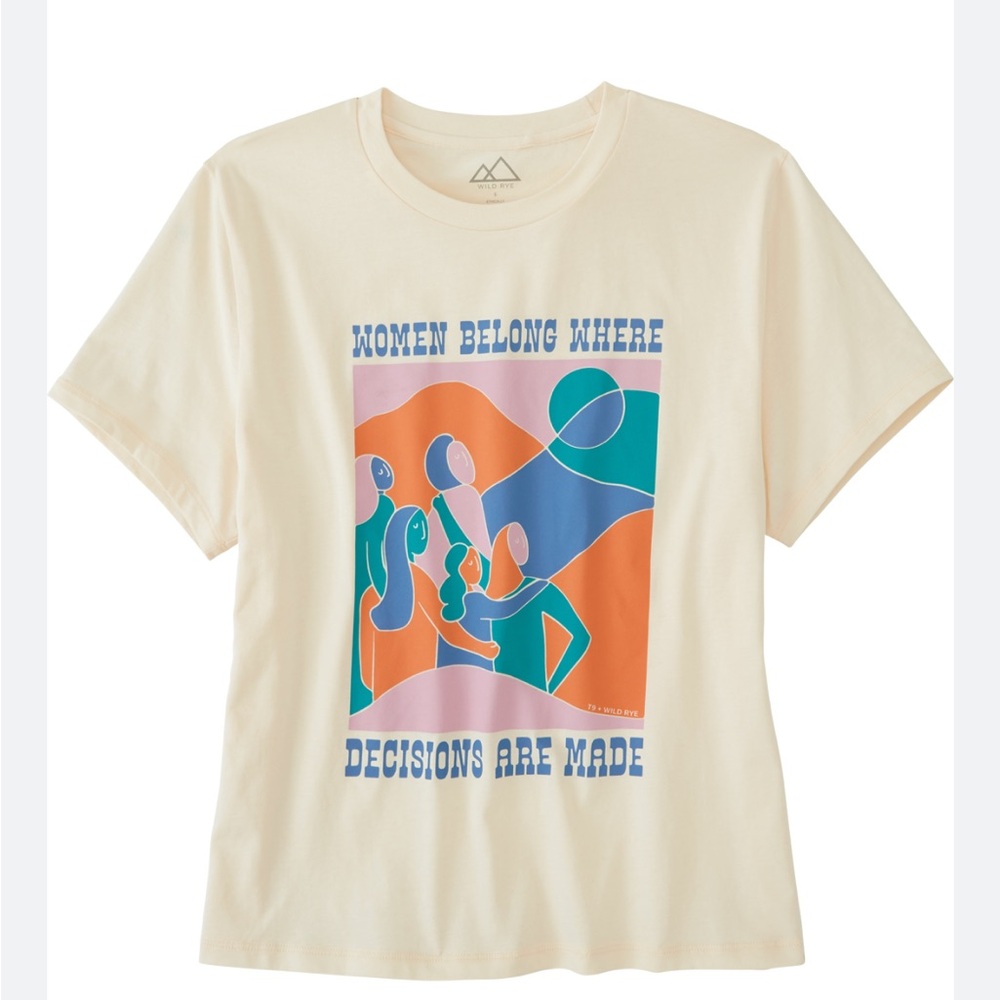 Wild Rye Cream Short-Sleeve Graphic Tee - Multicolor Artwork